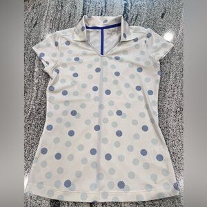 Polka Dot Short Sleeve Nike Golf Shirt